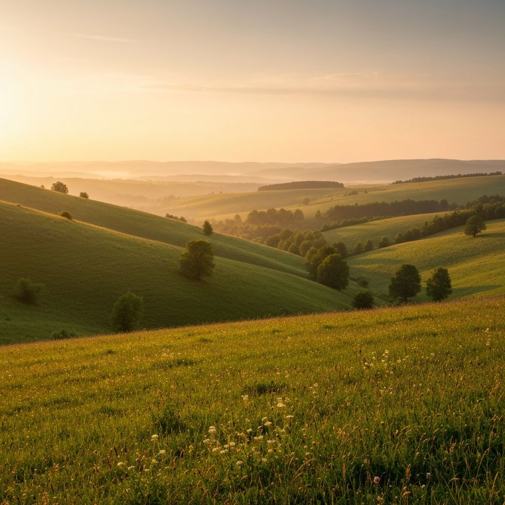 Paisagem natural tranquila